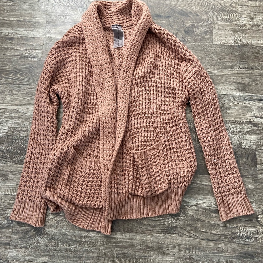 champagne colored cardigan